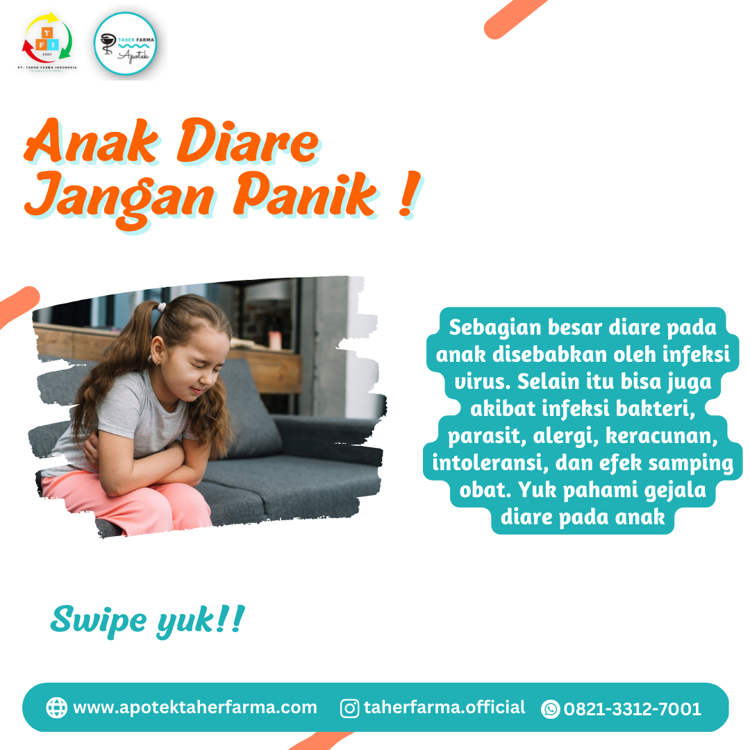 Obat Diare Untuk Anak | Apotektaherfarma